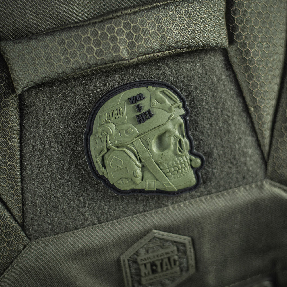 M-Tac Patch War is Hell 3D PVC Olive