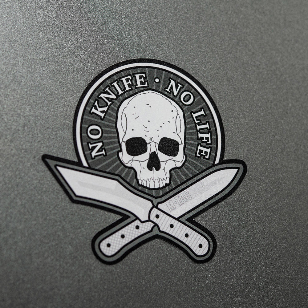 M-Tac Sticker No Knife-No Life Reflekterande