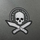 M-Tac Sticker No Knife-No Life Reflekterande