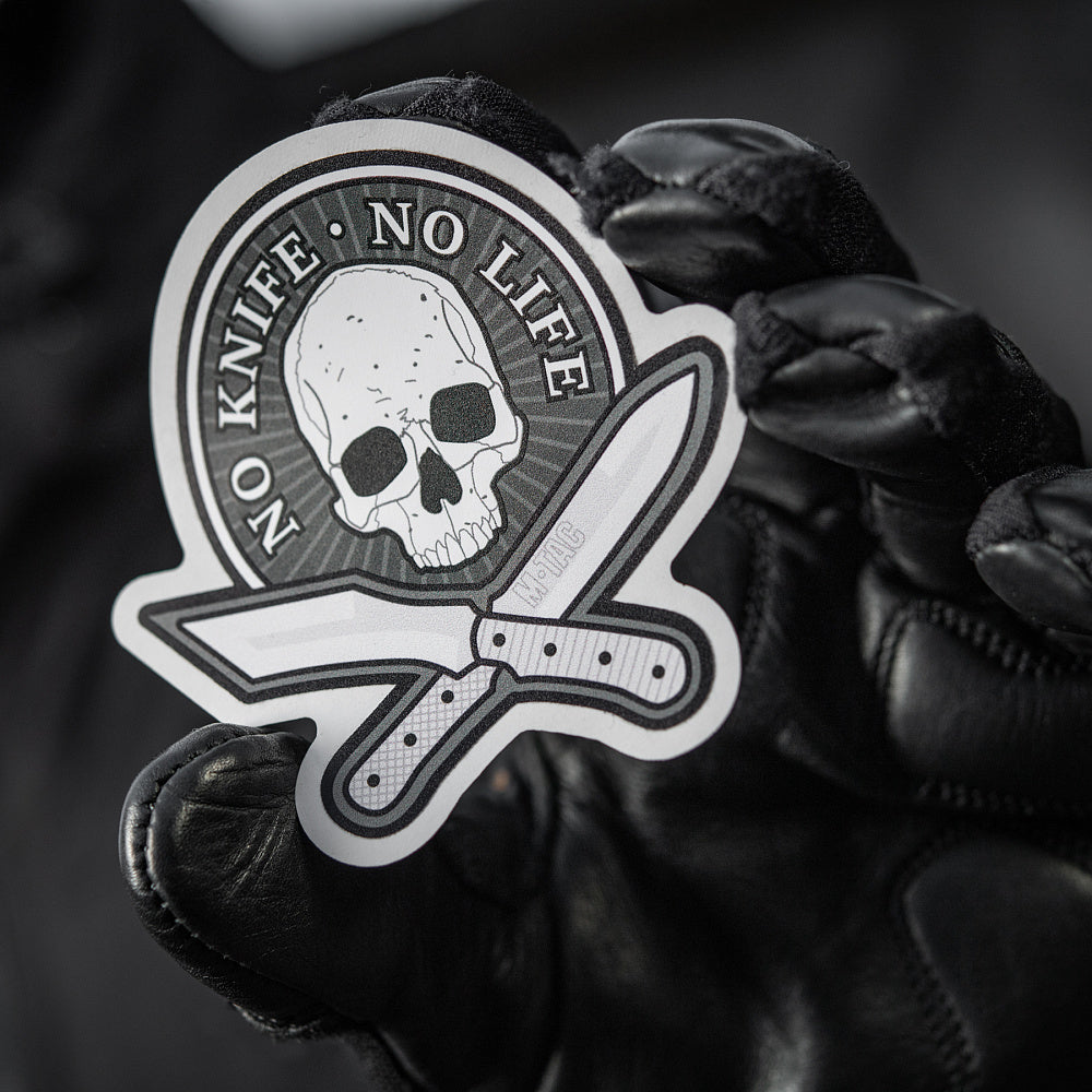 M-Tac Sticker No Knife-No Life Reflekterande