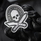 M-Tac Sticker No Knife-No Life Reflekterande