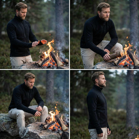 Marselis - Merino Stretch Jakke // Sort-6-XtraGrej