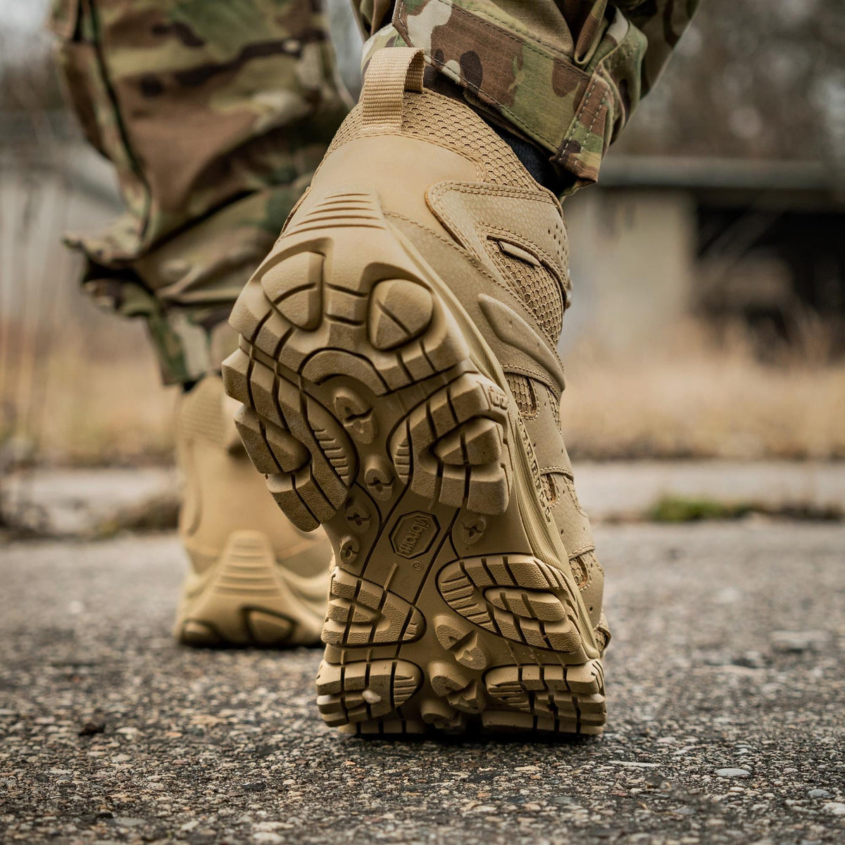 Merrell - Moab 3 Mid Tactical WP Unisex Vandrestøvler // Dark Coyote-9-XtraGrej