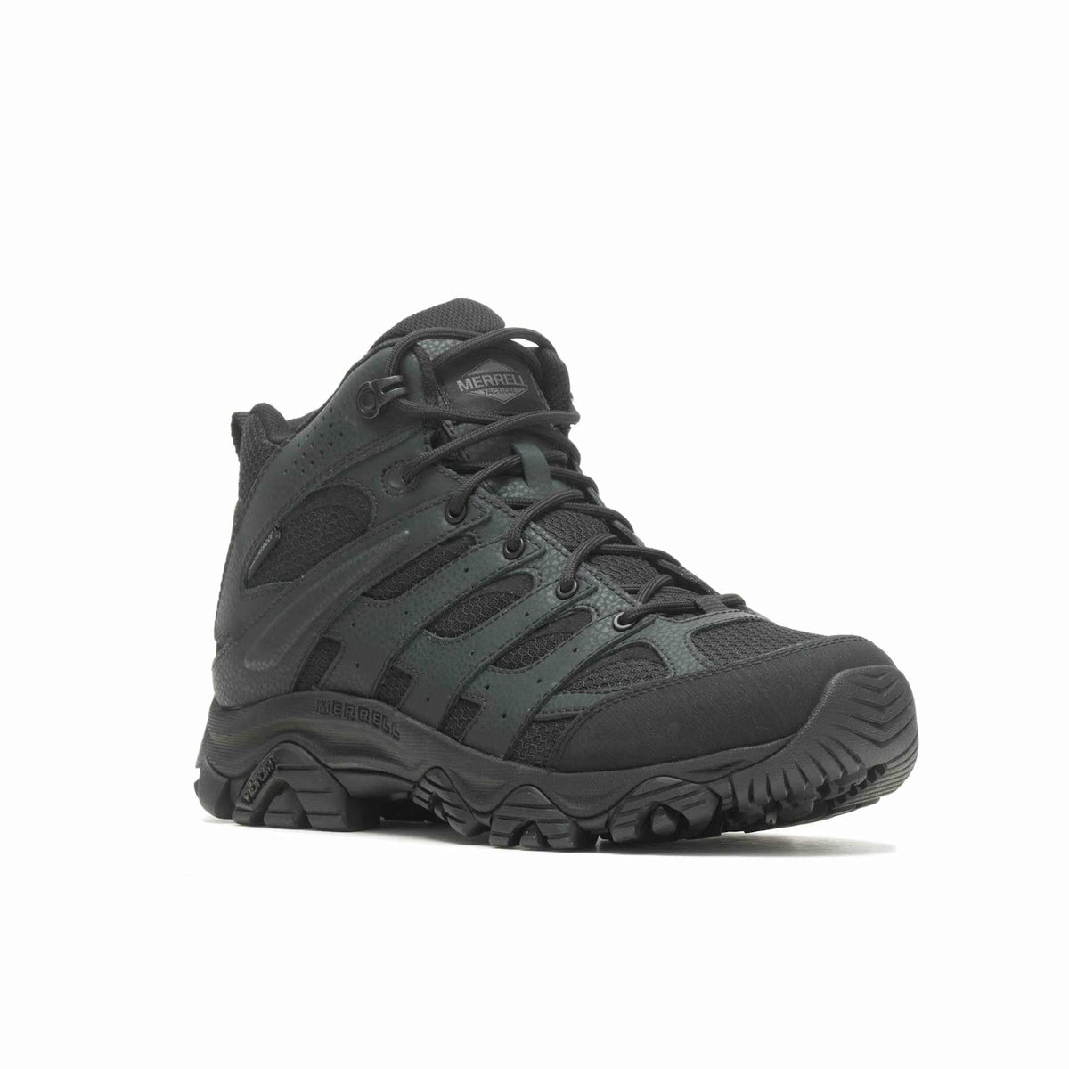 Merrell - Moab 3 Mid Tactical WP Unisex Vandrestøvler // Sort-2-XtraGrej
