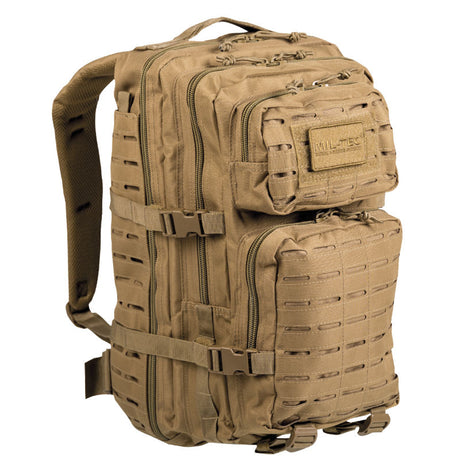 Mil-Tec - Laser Cut Assault Large Rygsæk (36L) // Sand / Ørken-1-XtraGrej