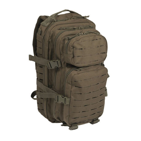 Mil-Tec - Laser Cut Assault Small Rygsæk (20L) // Olivengrøn-1-XtraGrej
