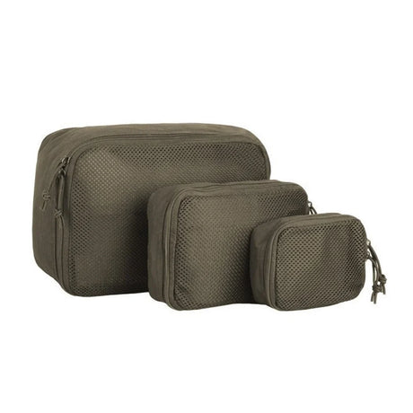 Mil-Tec - Mesh Pouch Sæt (3 pak) // Olivengrøn-1-XtraGrej