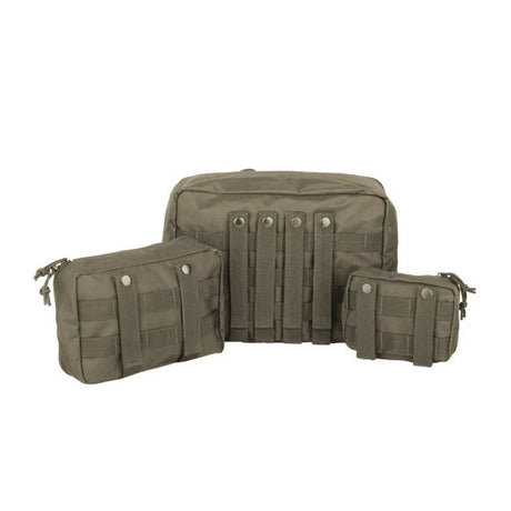 Mil-Tec - Mesh Pouch Sæt (3 pak) // Olivengrøn-4-XtraGrej