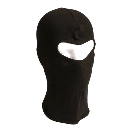Mil-Tec - One-Hole Fine-Ribbed Balaclava // Sort-1-XtraGrej