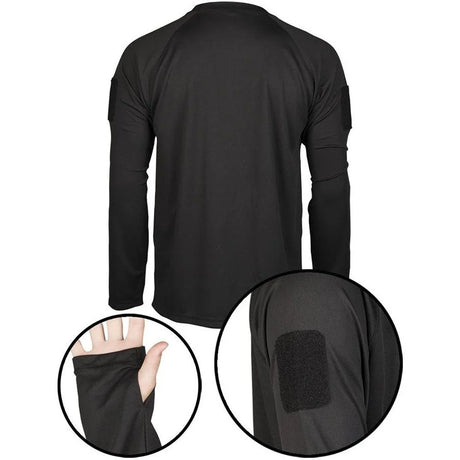 Mil-Tec - Tactical Quick Dry Langærmet T-Shirt // Olivengrøn-2-XtraGrej