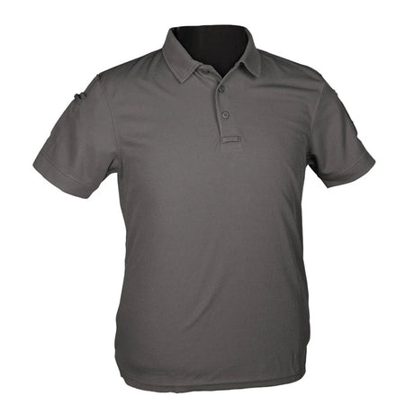 Mil-Tec - Tactical Quickdry Herre Polo T-shirt // Grå-1-XtraGrej
