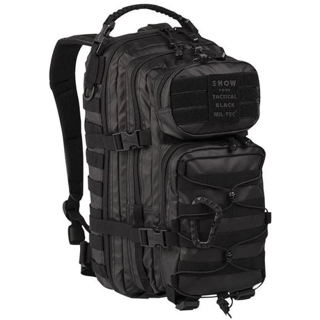 Mil-Tec - US Assault Pack Small // Tactical Black-1-XtraGrej