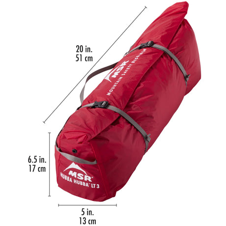 MSR - Hubba Hubba LT 3-Personers Telt // Olive Night-8-XtraGrej