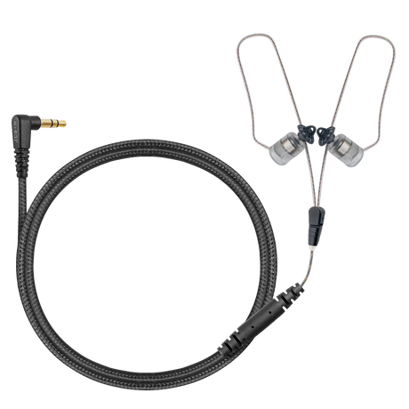 N-ear - 360 Flexo Dynamic™ Dual Radio Øresnegl // Braided Fiber-1-XtraGrej