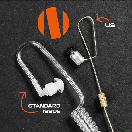 N-ear - 360 Flexo Dynamic™ Radio Øresnegl // Klar-7-XtraGrej