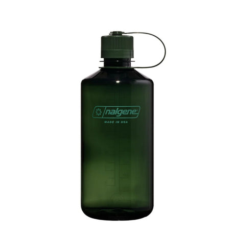 Nalgene - Narrow Mouth Sustain Drikkeflaske 1L // Mørkegrøn-4-XtraGrej
