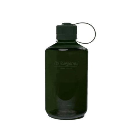 Nalgene - Narrow Mouth Sustain Drikkeflaske 475ml // Mørkegrøn-1-XtraGrej