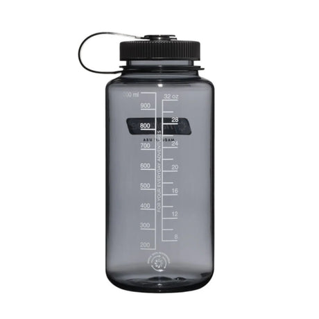 Nalgene - Wide Mouth Sustain Drikkeflaske 1L // Grå-2-XtraGrej