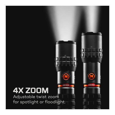 Nebo - SLYDE KING 2K Genopladelig Lommelygte 2000 Lumen-8-XtraGrej