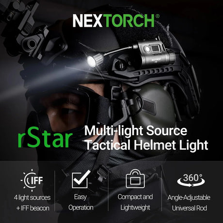 Nextorch - rStar LED Hjelmlygte 80 lumen-8-XtraGrej