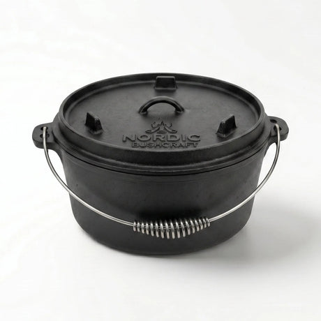 Nordic Bushcraft - 16L Dutch Oven Støbejernsgryde-1-XtraGrej