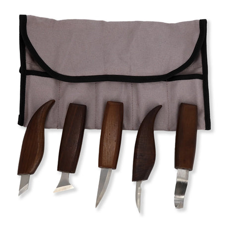 Nordic Bushcraft - Snittekniv Sæt (5 dele)-1-XtraGrej