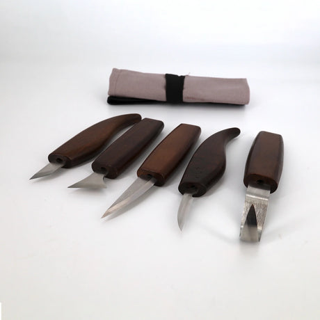 Nordic Bushcraft - Snittekniv Sæt (5 dele)-3-XtraGrej