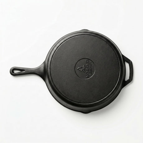 Nordic Bushcraft - Støbejerns Stegepande (30 cm)-2-XtraGrej