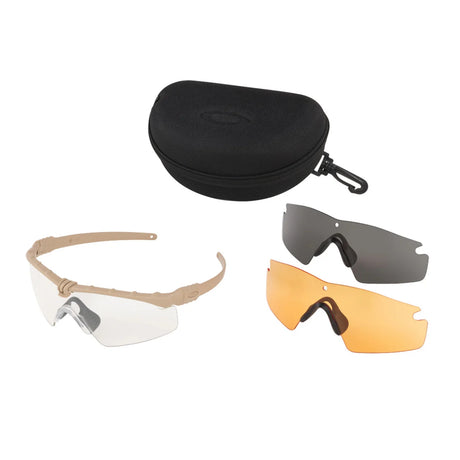 Oakley - SI Ballistic M-Frame 3.0 STRIKE Briller Sæt - Bone m. 3 Linser-1-XtraGrej