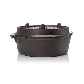 Petromax - Dutch Oven ft12 Fladbundet Støbejernsgryde 10,8L-1-XtraGrej