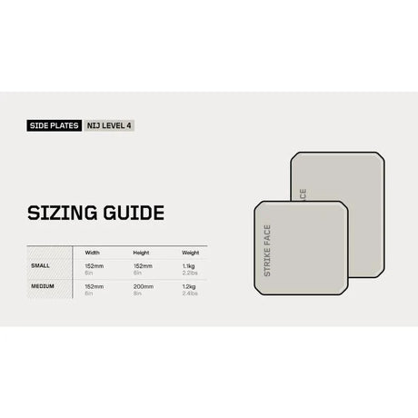 PGD - Skudsikker NIJ level 4 Keramik Sideplade Stand Alone 15 x 15 cm-5-XtraGrej
