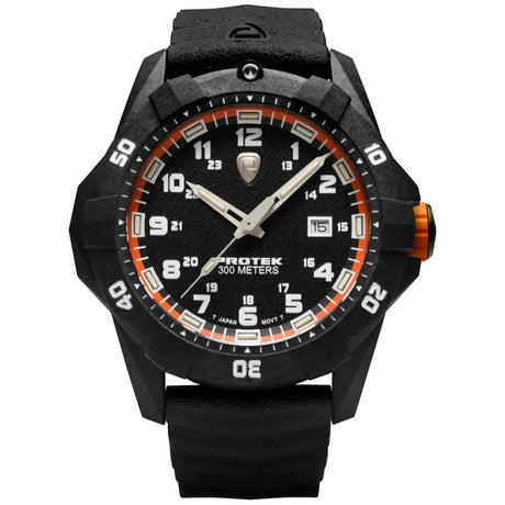 ProTek - PT1004 42 mm Outdoor Ur // Sort & Orange-1-XtraGrej