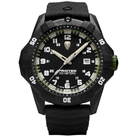 ProTek - PT1005 42 mm Outdoor Ur // Sort & Grøn-1-XtraGrej