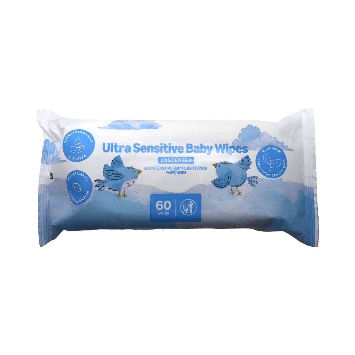 Readybox - Ultrasensitive Vådservietter (60 servietter per pakke)-1-XtraGrej