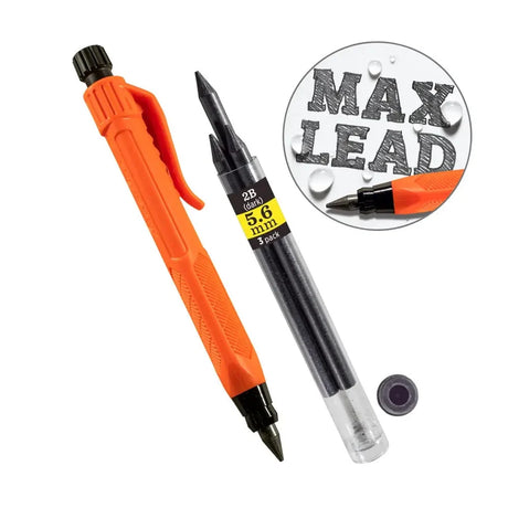 Rite In The Rain - Gravity-Fed Lead Holder // Orange-1-XtraGrej