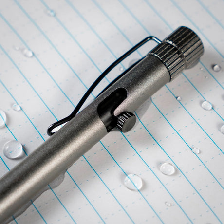 Rite In The Rain - Gunmetal Botl-Action Pen // Gunmetal-4-XtraGrej