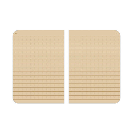 Rite In The Rain - Mini Stapled Notebook (3-pak) // Gul-5-XtraGrej