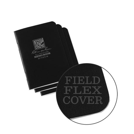 Rite In The Rain - Mini Stapled Notebook (3-pak) // Gul-8-XtraGrej