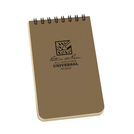 Rite In The Rain - Pocket Top Spiral 8 x 13 cm // Mørk Sand / Coyote-1-XtraGrej