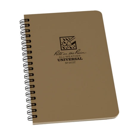Rite in The Rain - Side Spiral Notebook 11,8 x 17,8 cm // Gul-4-XtraGrej