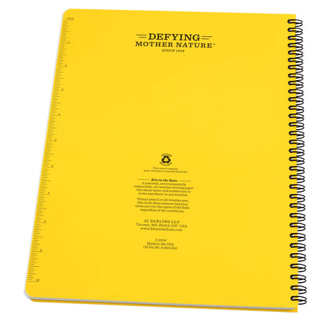 Rite in The Rain - Side Spiral Notebook 22 x 28 cm // Gul-2-XtraGrej