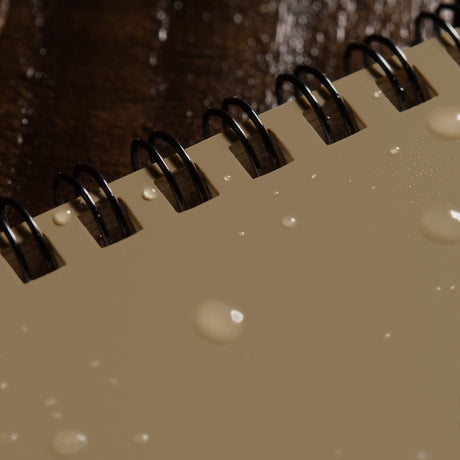 Rite in The Rain - Side Spiral Notebook 22 x 28 cm // Tan-3-XtraGrej