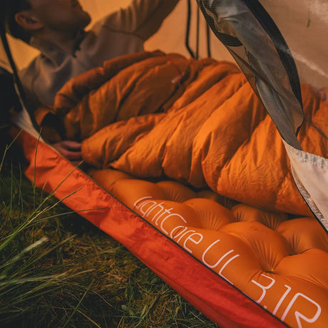 Robens - LightCore UL 3.1R Large 3 Sæsoners Liggeunderlag // Orange-8-XtraGrej