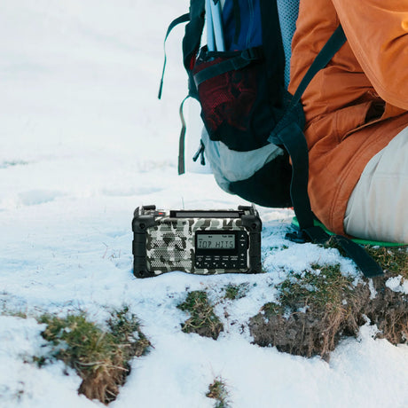 Sangean - MMR-99 DAB+/FM/Bluetooth/AUX - Multi-Powered Digital Nødradio // Arctic Camo-6-XtraGrej