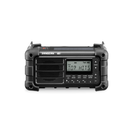 Sangean - MMR-99 DAB+/FM/Bluetooth/AUX - Multi-Powered Digital Nødradio // Sort-1-XtraGrej
