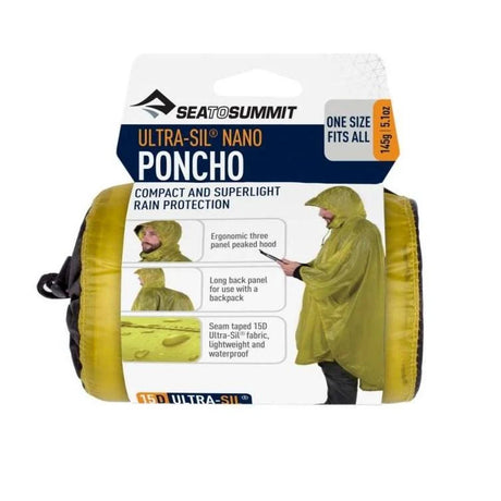 Sea to Summit - Ultra-Sil Nano Poncho // Lime / Grøn-3-XtraGrej