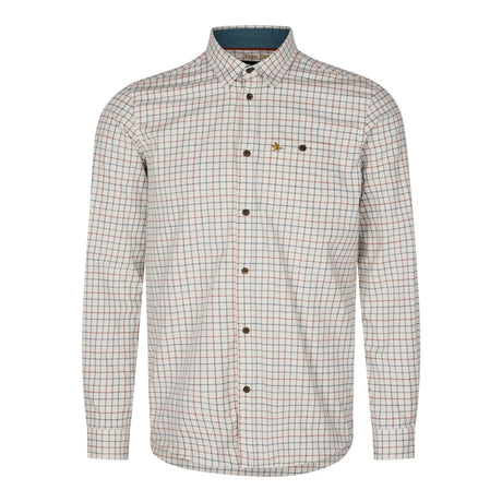Seeland - Oxford Shooting Skjorte // Grape Leaf / Terracotta Check-1-XtraGrej