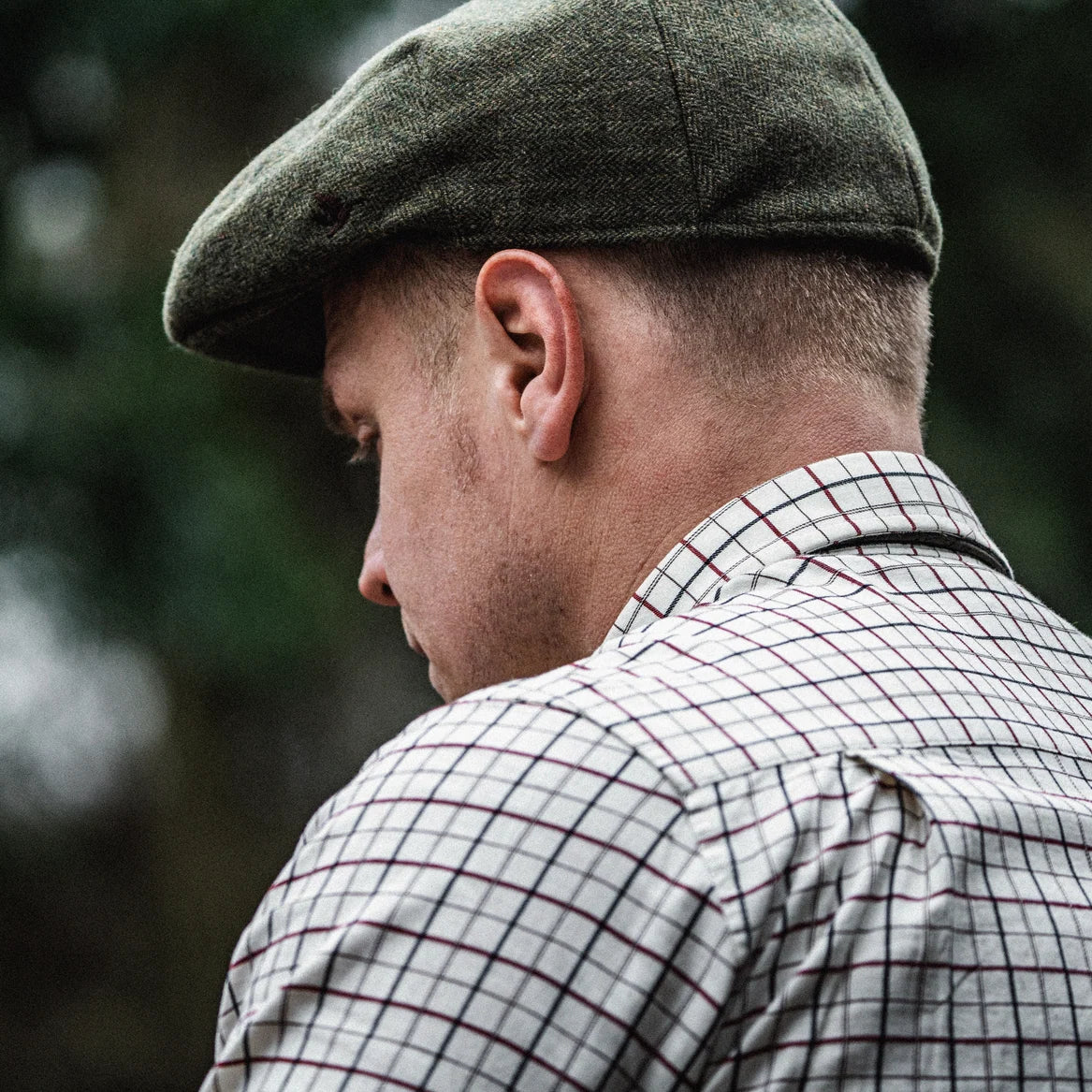 Seeland - Oxford Shooting Skjorte // Grape Leaf / Terracotta Check-4-XtraGrej