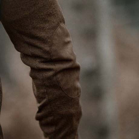 Seeland - Pine Half Zip Sweater // Dark Brown-6-XtraGrej