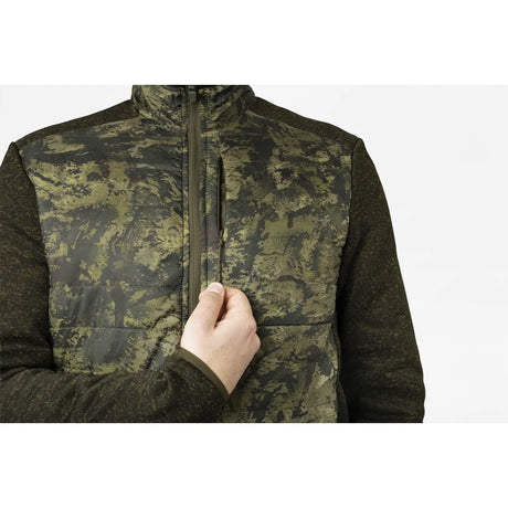 Seeland - Theo Hybrid Jakke m. Strik // Camo-6-XtraGrej